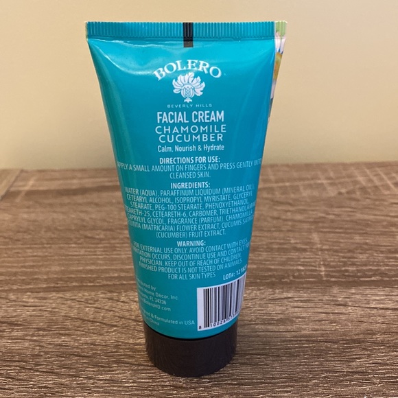 Bolero Beverly Hills Chamomille Cucumber Face Cream - Picture 2 of 2